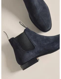 S.Kidman Durham Suede Boot in Navy K0002 NAV