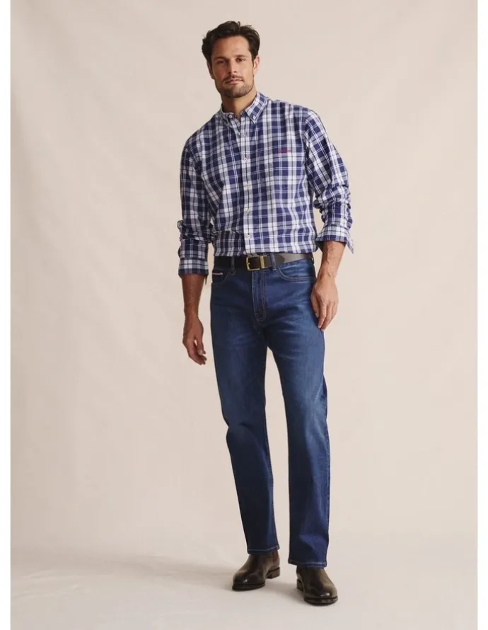 S.Kidman Kilmore 5 Pocket (Reg 32) Mid Rise Jeans in Mid Wash 1PAM00151R