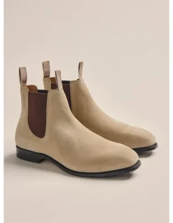 S.Kidman K0002 PSN Durham Suede Boot in Pale Sand