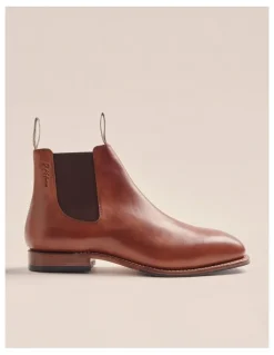 S.Kidman Rus Sidney Goodyear Welt Boots K0001 in Rust