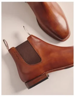 S.Kidman Rus Sidney Goodyear Welt Boots K0001 in Rust