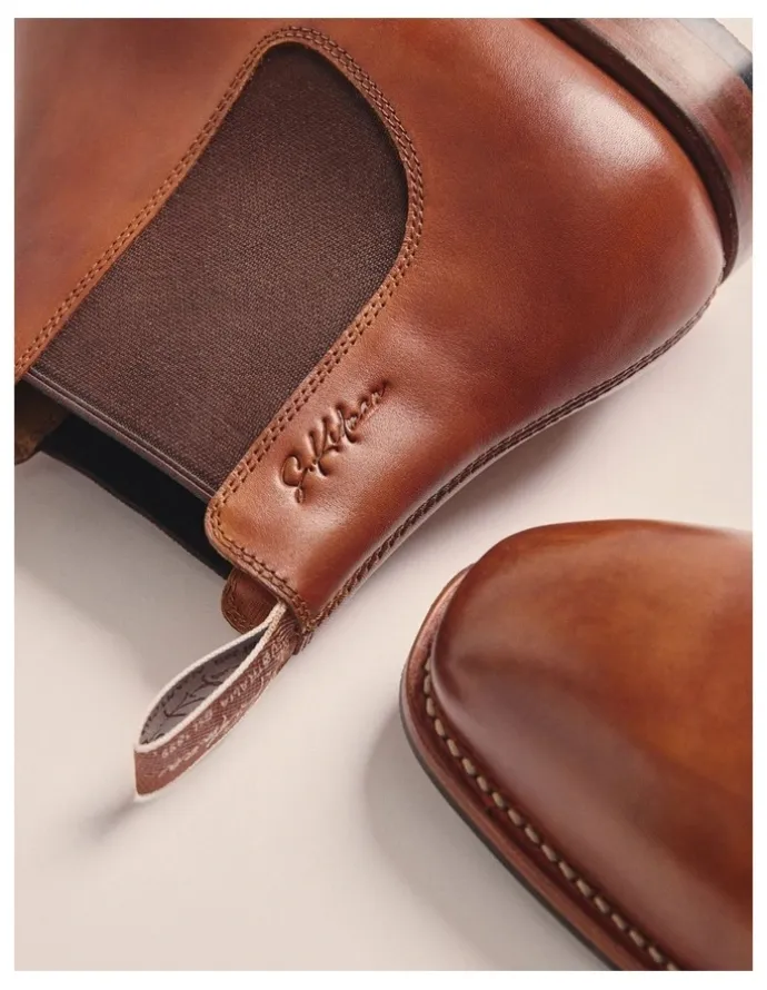 S.Kidman Rus Sidney Goodyear Welt Boots K0001 in Rust