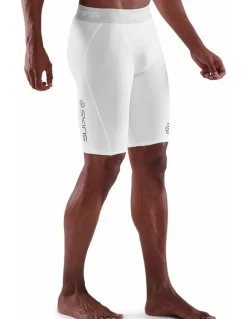 SKINS Men's Series-1 Running Half Tight in White