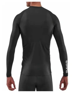 SKINS Men's Series-1 Running Long Sleeve Top in Black