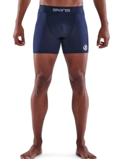SKINS Series-1 Activewear Short in Navy Blue