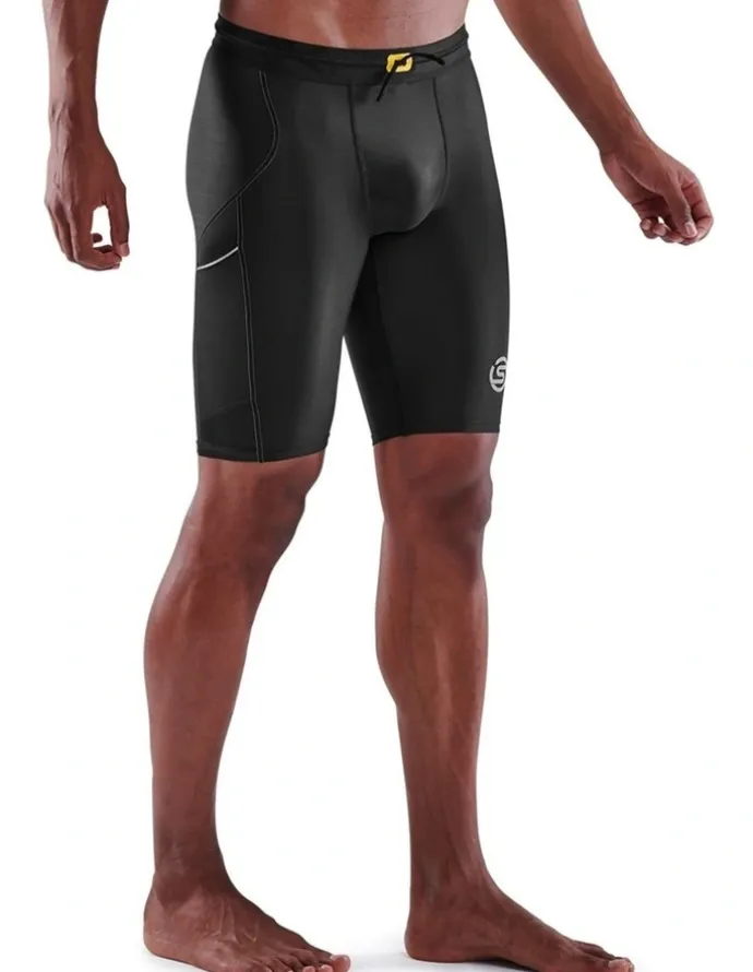 SKINS Series-3 Running Half Tight in Black