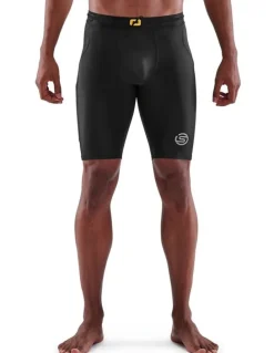 SKINS Series-3 Running Half Tight in Black
