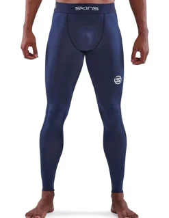 SKINS Series-1 Running Long Tight in Navy Blue