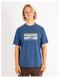 Skwosh Rising Fun Regular Tee in Navy