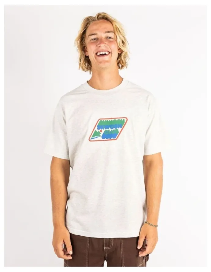 Skwosh Rockies Regular Tee in Grey
