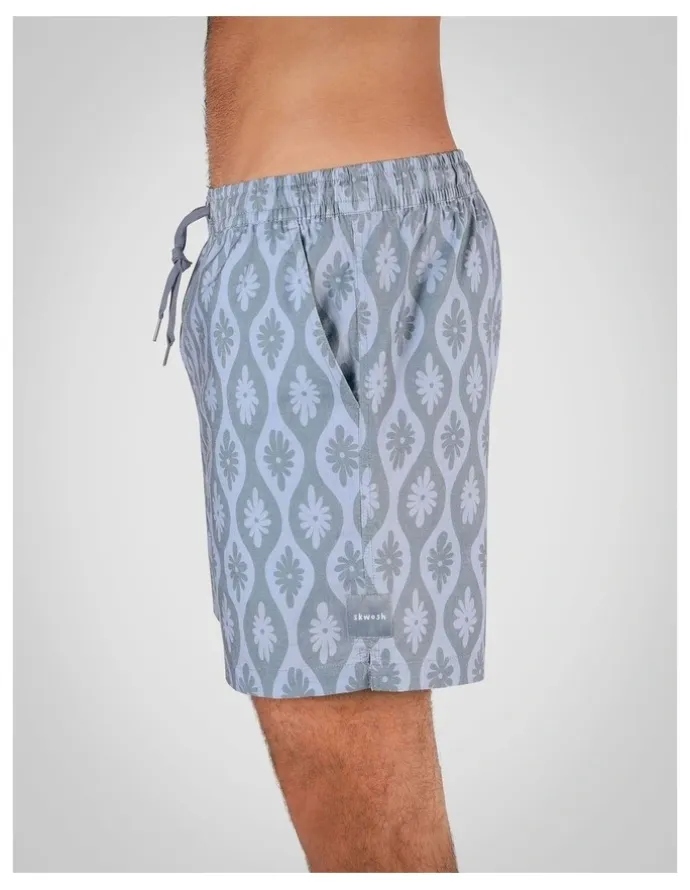 Skwosh Daisy Chain Shorts In Navy