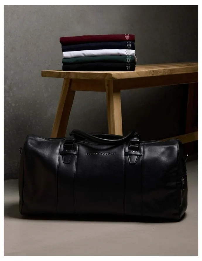 Society of Wolves Leather Overnight Bag