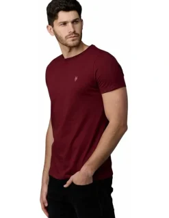 Society of Wolves Classic Tee Bordeaux