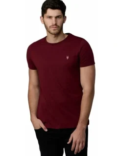 Society of Wolves Classic Tee Bordeaux