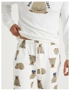 Soho Cosy Knit Pyjama Set - Don't Worry