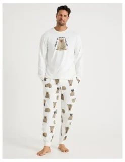 Soho Cosy Knit Pyjama Set - Don't Worry