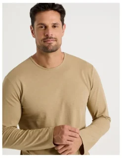 Soho Long Sleeve Tee and Flannelette Pant Pyjama Set in Cabin Check