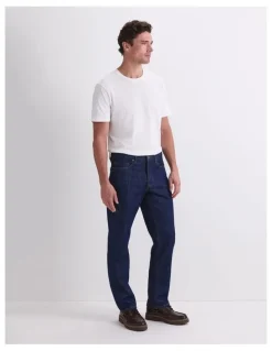 Sportscraft Anderson Straight Leg Jeans in Raw Indigo