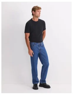 Sportscraft Anderson Straight Jean in Mid Blue