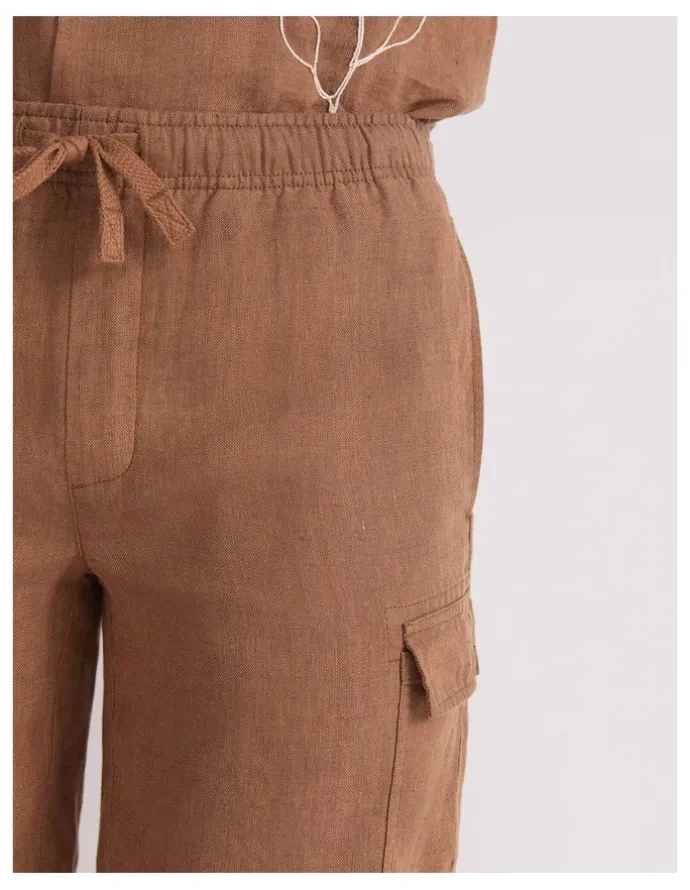 Sportscraft Caffery Cargo Short in Brown