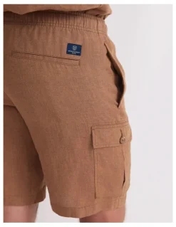 Sportscraft Caffery Cargo Short in Brown