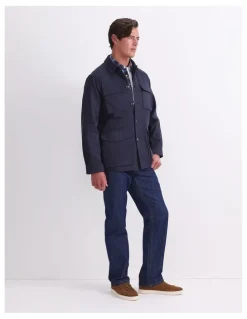 Sportscraft Field Jacket in Blue