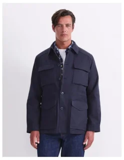 Sportscraft Field Jacket in Blue