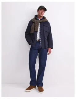 Sportscraft Field Jacket in Blue