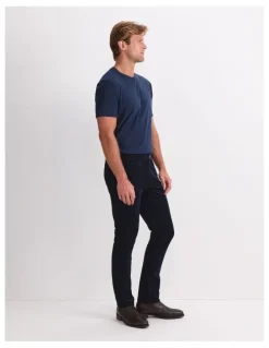 Sportscraft Hudson Straight Leg Cord Pant in Blue