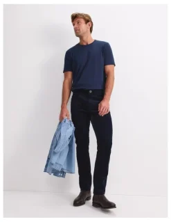 Sportscraft Hudson Straight Leg Cord Pant in Blue
