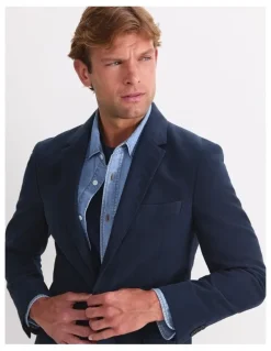 Sportscraft Italian Moleskin Jacket in Blue