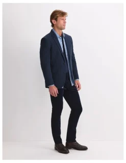 Sportscraft Italian Moleskin Jacket in Blue