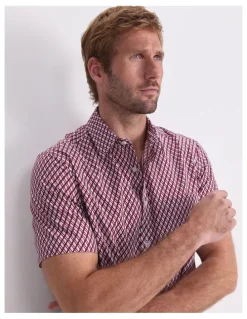 Sportscraft Joss Short Sleeve Print Shirt
