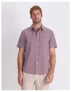 Sportscraft Joss Short Sleeve Print Shirt