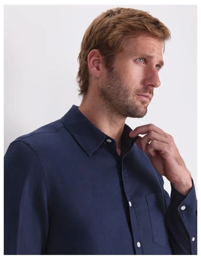 Sportscraft Long Sleeve Linen Shirt