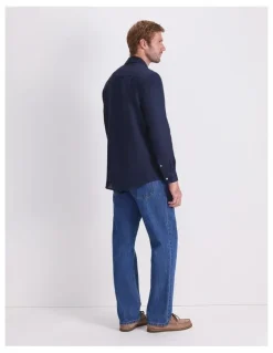Sportscraft Long Sleeve Linen Shirt