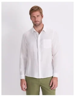 Sportscraft Long Sleeve Linen Shirt