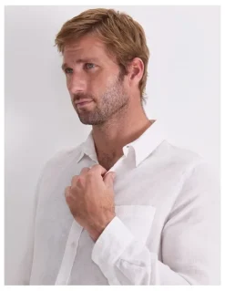 Sportscraft Long Sleeve Linen Shirt