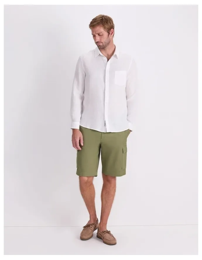 Sportscraft Long Sleeve Linen Shirt