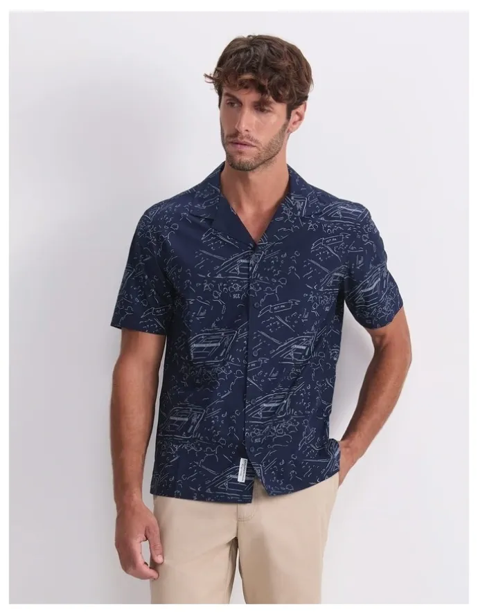 Sportscraft Rally Short Sleeve Print Shirt in Multi