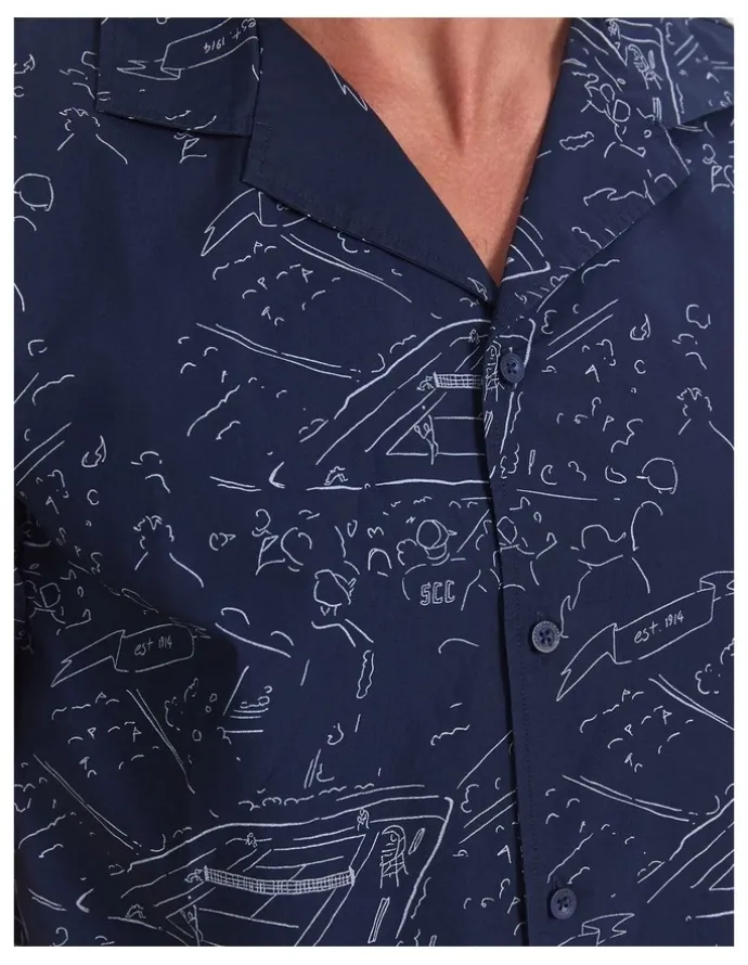Sportscraft Rally Short Sleeve Print Shirt in Multi