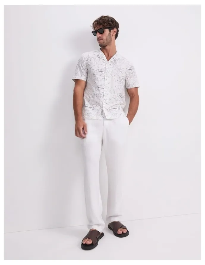 Sportscraft Rally Short Sleeve Print Shirt in Multi