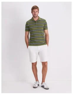 Sportscraft SC Bold Stripe Pique Polo