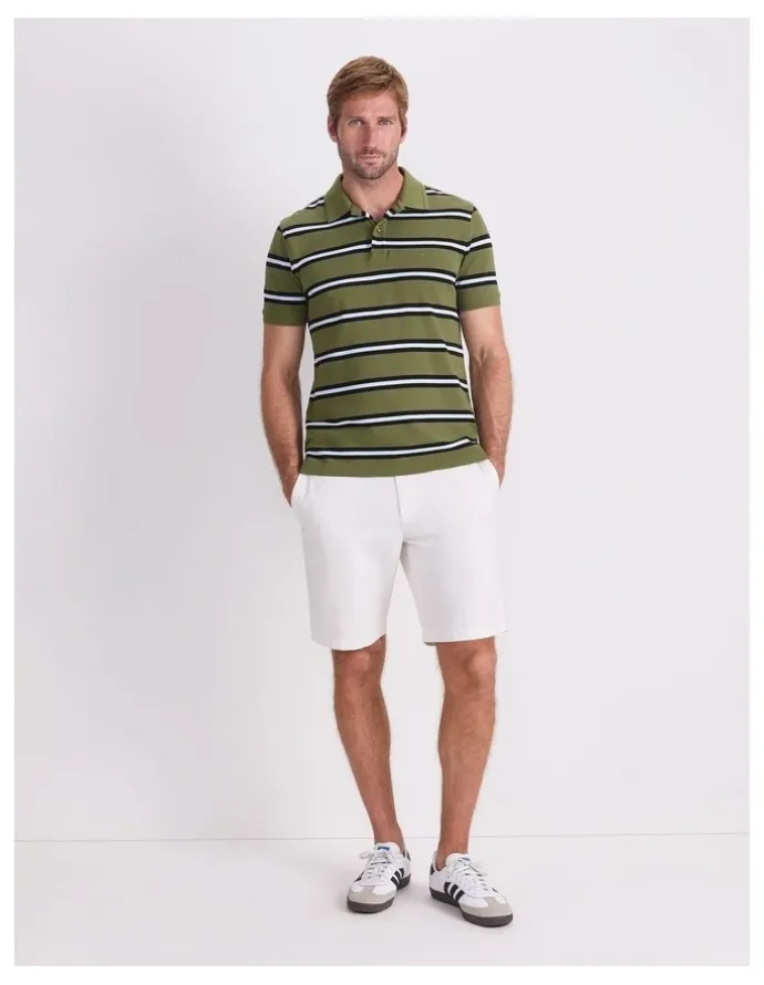 Sportscraft SC Bold Stripe Pique Polo