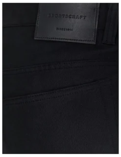 Sportscraft Tapered Bedford Jeans in Black