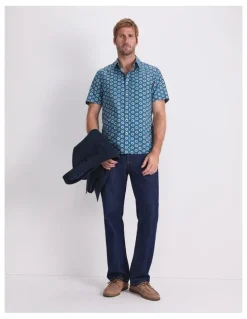 Sportscraft Walter Short Sleeve Liberty Shirt