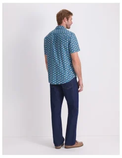 Sportscraft Walter Short Sleeve Liberty Shirt
