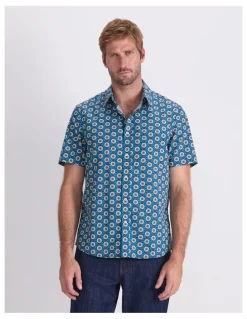 Sportscraft Walter Short Sleeve Liberty Shirt