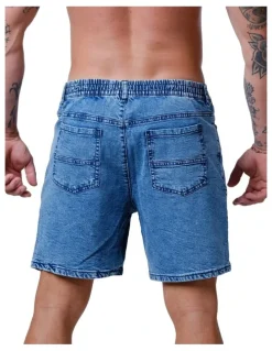 Stock & co. Axis Denim Shorts in Blue