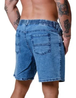 Stock & co. Axis Denim Shorts in Blue